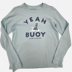 Life Is Good Women's Crusher Long Sleeve Tee Shirt Size Medium